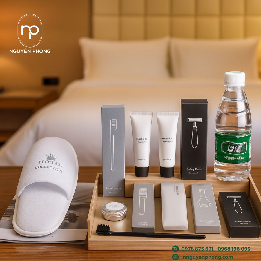 In hộp đựng đồ dùng khách sạn giá rẻ